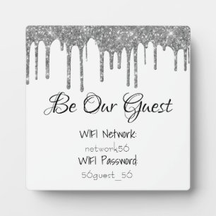 Ons Gast WIFI informatie Wachtwoord Bruiloft Fotoplaat