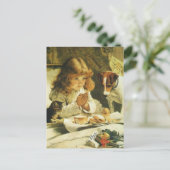 Ons Gebed, Spanning Charles Burton Barber Briefkaart (Staand voorkant)