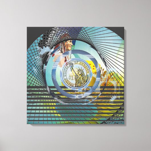 "Ons geboorteland" 24" x 24" Canvas Afdruk (Voorkant)