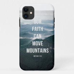 Ons geloof kan bergen verplaatsen. Case-Mate iPhone case