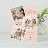 ons gemeenschappelijk Afstuderen Afstudeerders Feestdagenkaart (Staand voorkant)