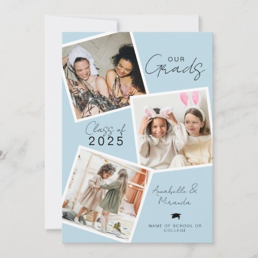 ons gemeenschappelijk Afstuderen Afstudeerders Feestdagenkaart (Voorkant)