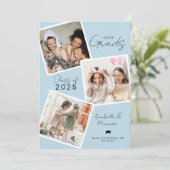 ons gemeenschappelijk Afstuderen Afstudeerders Feestdagenkaart (Staand voorkant)