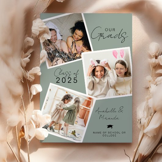 ons gemeenschappelijk Afstuderen Afstudeerders Feestdagenkaart