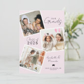 ons gemeenschappelijk Afstuderen Afstudeerders Feestdagenkaart (Staand voorkant)