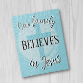 Ons gezin gelooft in Jezus Legpuzzel