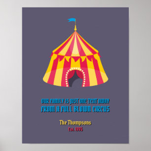 Ons gezin is slechts één neiging tot vreemd poster