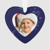 Ons Grandson Star-fotosjabloon Ornament (achterkant)