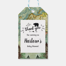 Ons grootste avontuur  kaart Beer Cadeaulabel