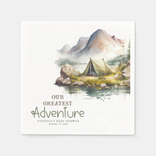 Ons grootste avontuur Wilde Natuur leek me Servet (Voorkant)