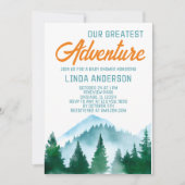 Ons grootste avontuurlijk Baby shower Kaart (Voorkant)
