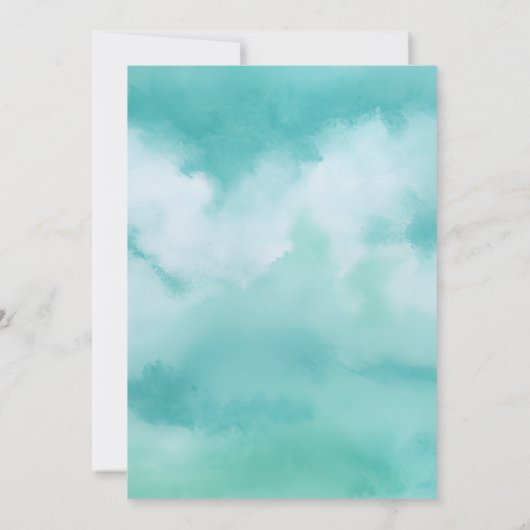 Ons grootste avontuurlijk Baby shower Kaart (Achterkant)