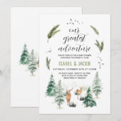 Ons grootste avontuurlijk Baby shower Kaart (Voorkant / Achterkant)