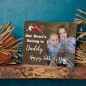 Ons hart behoort tot papa fotoplaat (Zijkant)