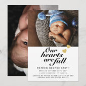 Ons hart is de volledige aankondiging van de geboo (Voorkant / Achterkant)