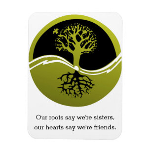 Ons hart zegt dat we vrienden zijn magneet