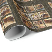 Ons huis-aan-uw-kerstakelpapier cadeaupapier (Rol Hoek)