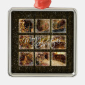 "Ons huis aan uw kerstversiering Metalen Ornament (Voorkant)