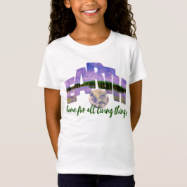Ons huis Aarde Blauwe Zomer Hemel en Water T-shirt