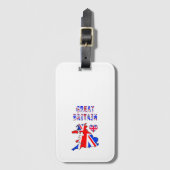 ONS HUIS - BRITAIN design collectie Bagagelabel (Voorkant (verticaal))