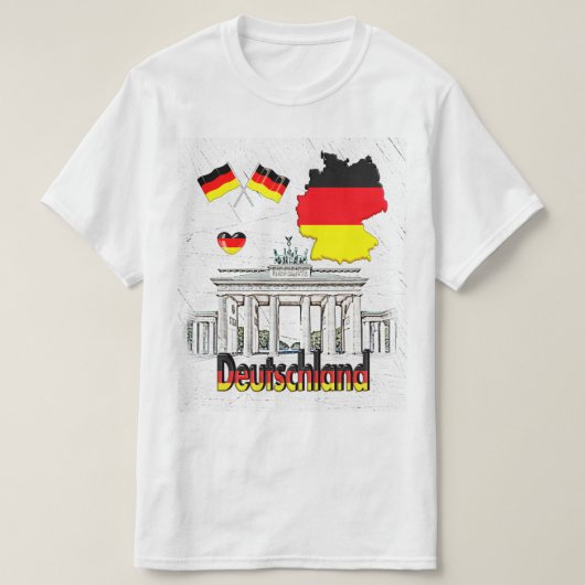 ONS HUIS - DUITSLAND design collectie T-shirt (Design voorkant)