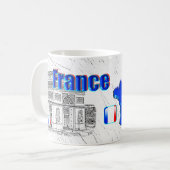 ONS HUIS - FRANKRIJK design collectie Koffiemok (Voorkant links)