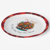 Ons huis is een zeer mooi huis papieren bordje (Gekanteld)