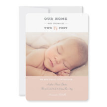 Ons huis is gegroeid door twee meter geboorteaanko