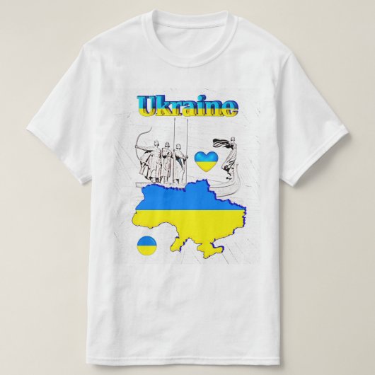ONS HUIS - OEKRAÏNE design collectie T-shirt (Design voorkant)