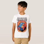 Ons huis, onze verantwoordelijkheid - Climate Awar T-shirt (Voorkant volledig)