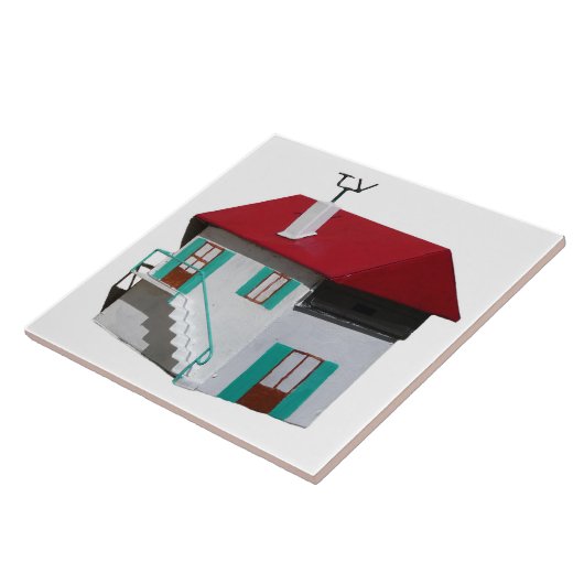 Ons huis.... tegeltje (Zijkant)