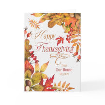 Ons Huis tot uw najaarsbijeenkomst van de Thanksgi