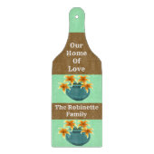 "Ons Huis van Liefde", de snijplank van de glasped (Voorkant)