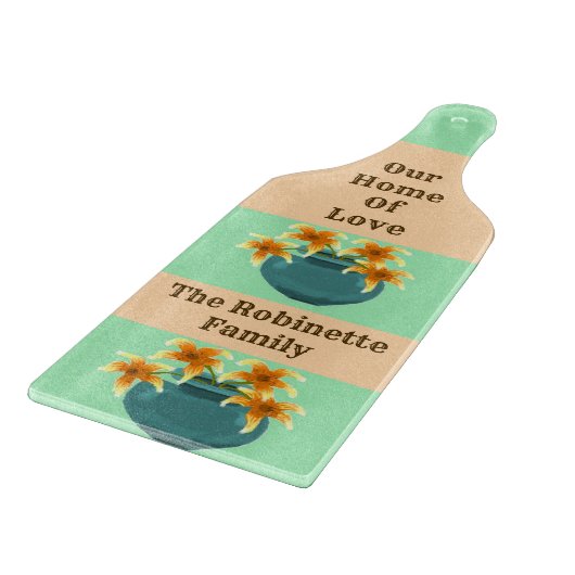 "Ons Huis van Liefde", de snijplank van de glasped (Hoek)