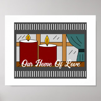 "Ons Huis van Liefde" Poster