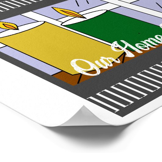 "Ons Huis van Liefde" Poster (Hoek)