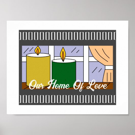 "Ons Huis van Liefde" Poster (Voorkant)