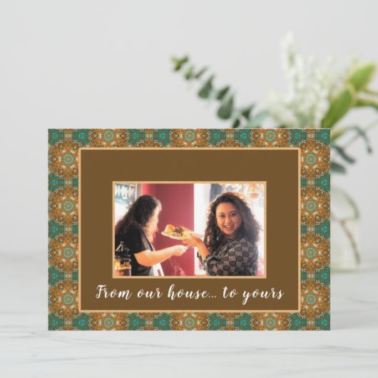 Ons Huis voor uw gelukkige dankbaarheid Kaart (Staand voorkant)