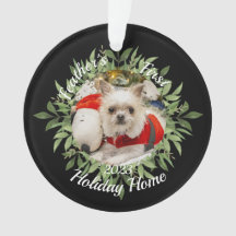 Ons huisdier's eerste vakantiehuis Ornament