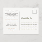 Ons Humble Adobe Southwest Style Nieuw Adres Aankondigingskaart (Achterkant)