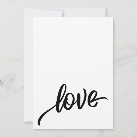 Ons Huwelijk Vieren Script Bruiloftsreceptie Kaart (Achterkant)