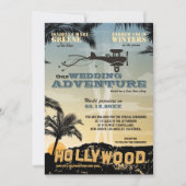 Ons huwelijksavontuur - Uitnodiging voor bruiloft (Voorkant)