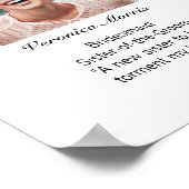 Ons Huwelijkspersoneel Bord Poster (Hoek)