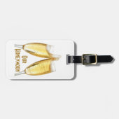 ONS HUWELIJKSREIS BAGAGELABEL (Voorkant horizontaal)