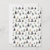 Ons Jaar Minimalistische 12 Fotocollage Kerstmis Feestdagenkaart (Achterkant)