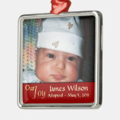 Ons 'Joy Adoption Ornament' Metalen Ornament (Links)