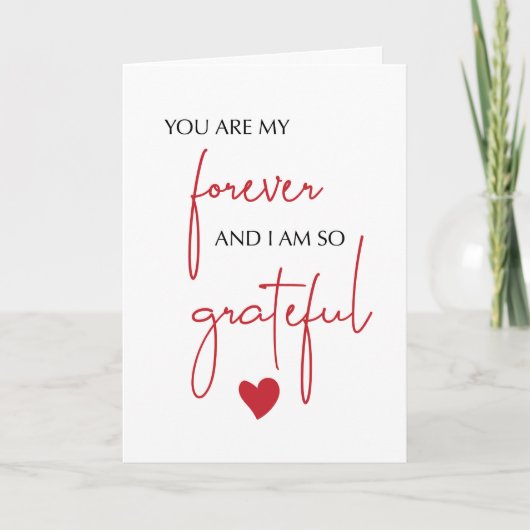 Ons Jubileum Dankbaar voor Voortdurende Liefde Kaart (Voorkant)