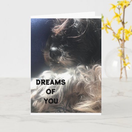 *ONS JUBILEUM* DROMEN VAN "U" KAART (Gele Bloem)