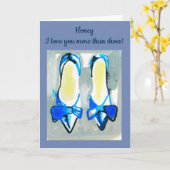 ** ONS JUBILEUM ** IK HOU VAN JE "MEER DAN SCHOENE KAART (Gele Bloem)