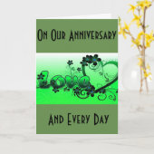 *ONS JUBILEUM* MUZIEK VOOR MIJN LEVEN & HARTDANS KAART (Gele Bloem)